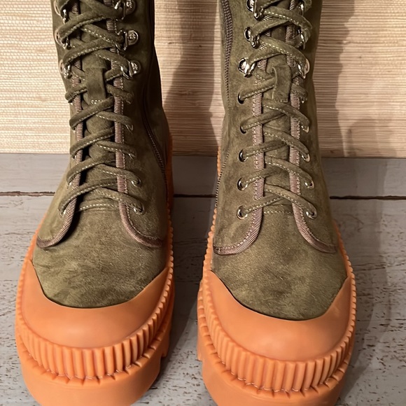 - Jeffrey Campbell Tough Lug Sole Platform Lace Up Tall - Picture 2 of 9